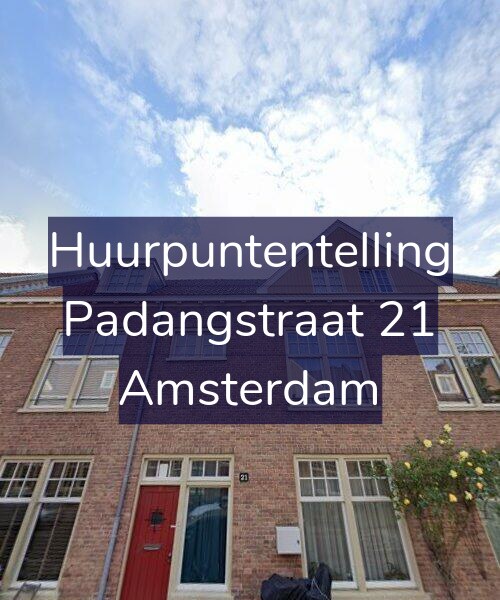 Foto gevel Huurpuntentelling voor Padangstraat 21, Amsterdam