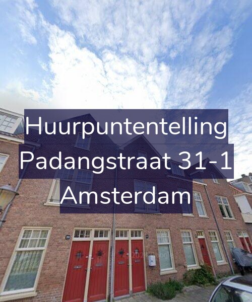 Foto gevel Huurpuntentelling voor Padangstraat 31-1, Amsterdam