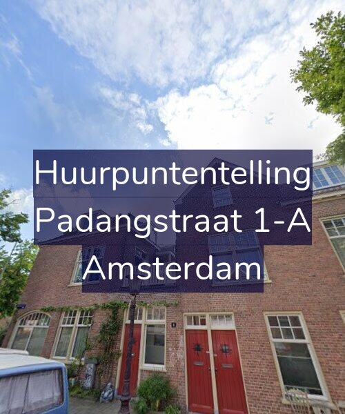 Foto gevel Huurpuntentelling voor Padangstraat 1-A, Amsterdam