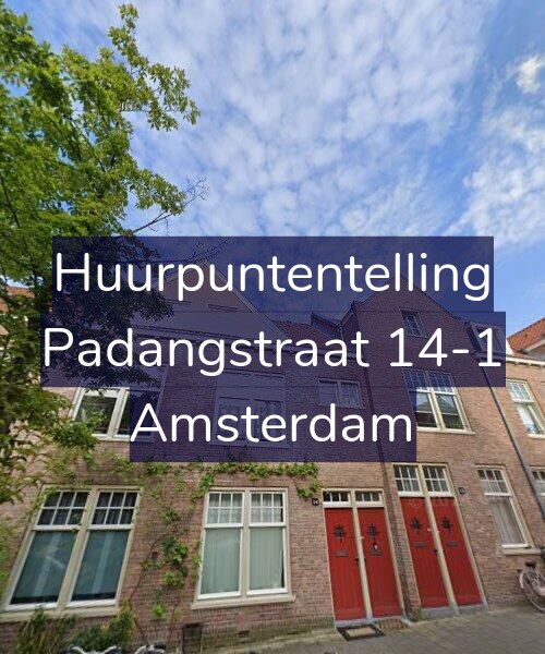 Foto gevel Huurpuntentelling voor Padangstraat 14-1, Amsterdam