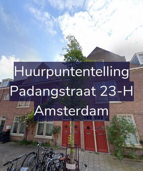 Foto gevel Huurpuntentelling voor Padangstraat 23-H, Amsterdam