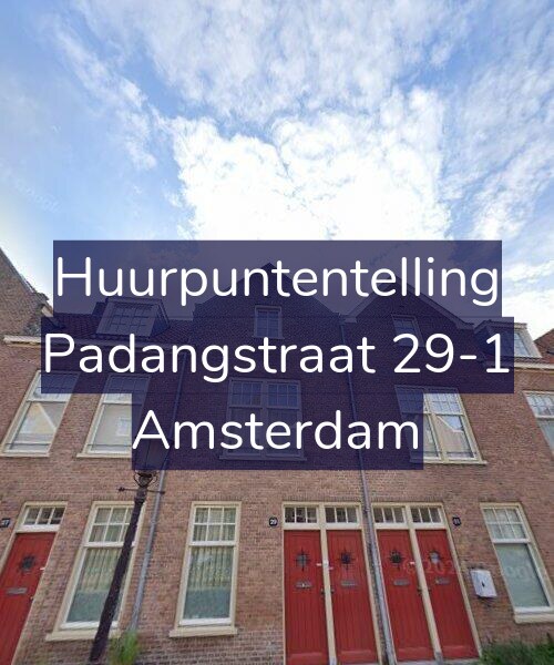 Foto gevel Huurpuntentelling voor Padangstraat 29-1, Amsterdam