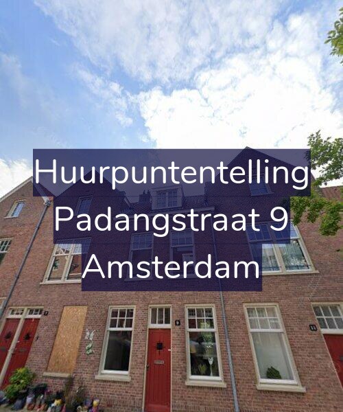 Foto gevel Huurpuntentelling voor Padangstraat 9, Amsterdam