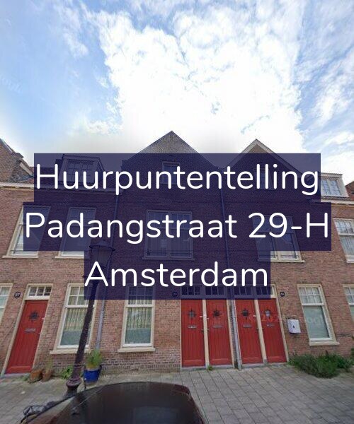 Foto gevel Huurpuntentelling voor Padangstraat 29-H, Amsterdam
