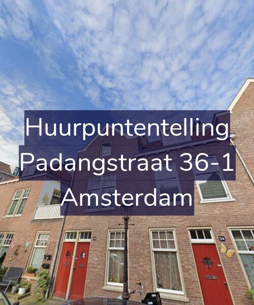 Foto gevel Huurpuntentelling voor Padangstraat 36-1, Amsterdam
