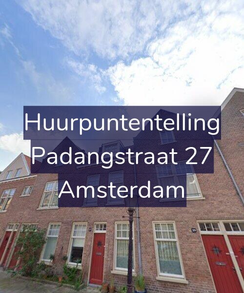 Foto gevel Huurpuntentelling voor Padangstraat 27, Amsterdam