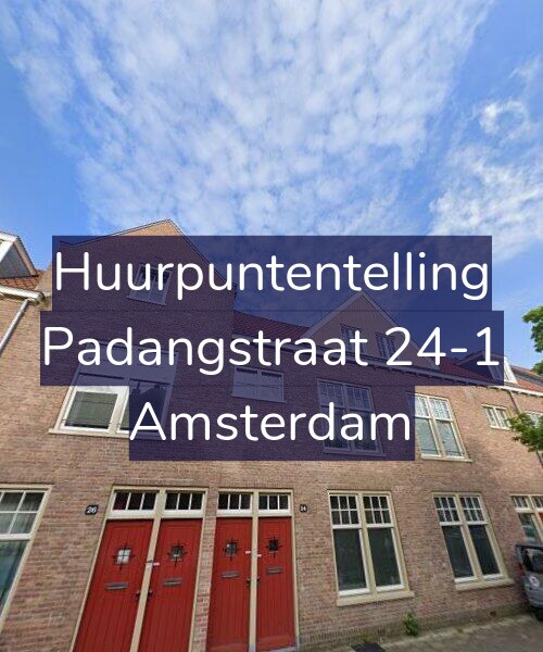 Foto gevel Huurpuntentelling voor Padangstraat 24-1, Amsterdam