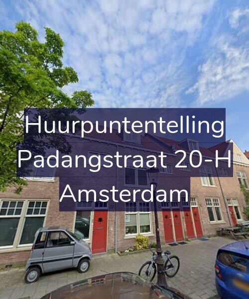 Foto gevel Huurpuntentelling voor Padangstraat 20-H, Amsterdam