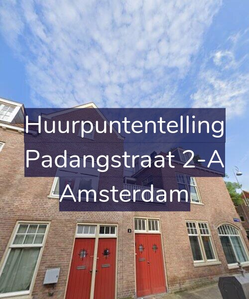 Foto gevel Huurpuntentelling voor Padangstraat 2-A, Amsterdam