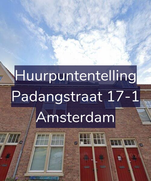 Foto gevel Huurpuntentelling voor Padangstraat 17-1, Amsterdam