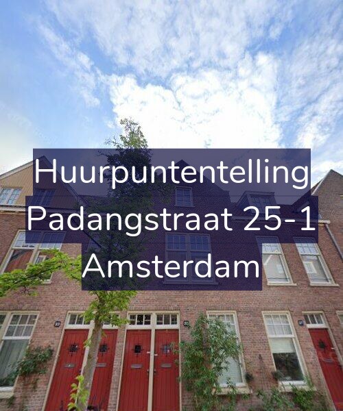 Foto gevel Huurpuntentelling voor Padangstraat 25-1, Amsterdam