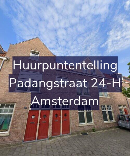 Foto gevel Huurpuntentelling voor Padangstraat 24-H, Amsterdam