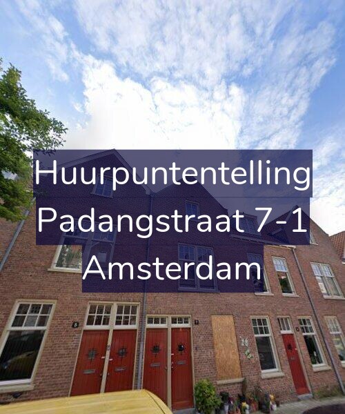 Foto gevel Huurpuntentelling voor Padangstraat 7-1, Amsterdam