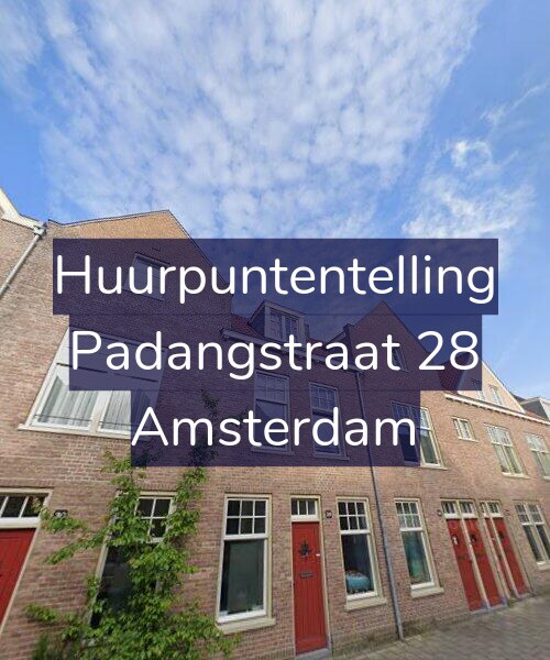 Foto gevel Huurpuntentelling voor Padangstraat 28, Amsterdam