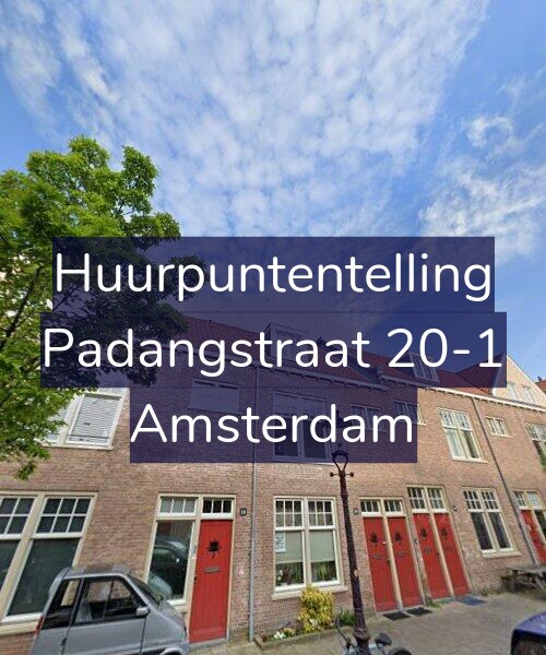 Foto gevel Huurpuntentelling voor Padangstraat 20-1, Amsterdam
