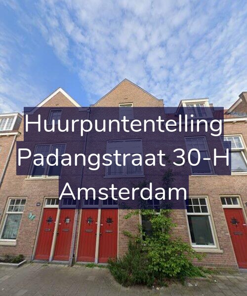 Foto gevel Huurpuntentelling voor Padangstraat 30-H, Amsterdam
