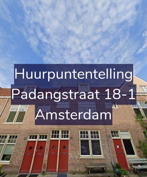 Foto gevel Huurpuntentelling voor Padangstraat 18-1, Amsterdam