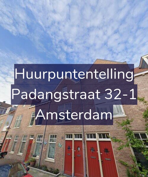 Foto gevel Huurpuntentelling voor Padangstraat 32-1, Amsterdam