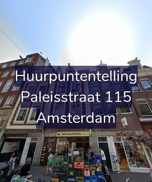 Foto gevel Huurpuntentelling voor Paleisstraat 115, Amsterdam