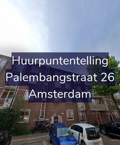 Foto gevel Huurpuntentelling voor Palembangstraat 26, Amsterdam