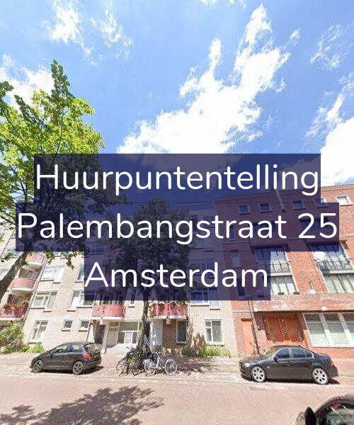 Foto gevel Huurpuntentelling voor Palembangstraat 25, Amsterdam
