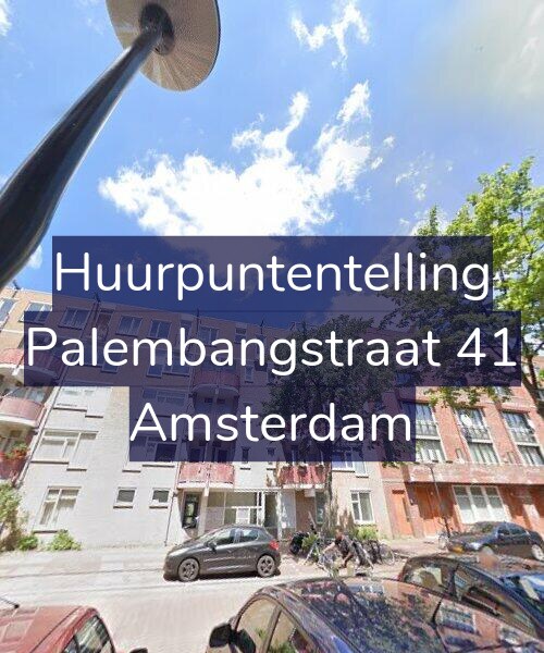 Foto gevel Huurpuntentelling voor Palembangstraat 41, Amsterdam