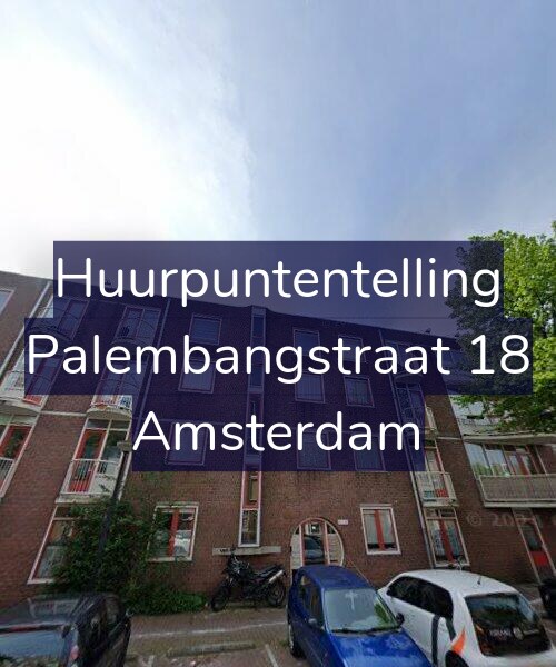Foto gevel Huurpuntentelling voor Palembangstraat 18, Amsterdam