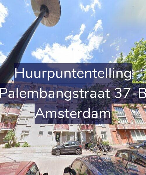 Foto gevel Huurpuntentelling voor Palembangstraat 37-B, Amsterdam