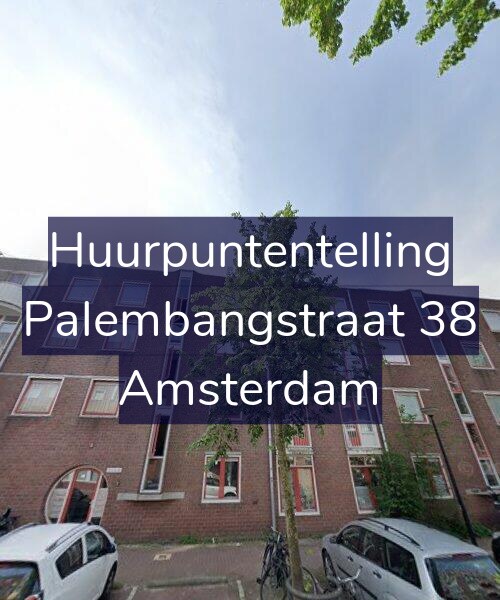 Foto gevel Huurpuntentelling voor Palembangstraat 38, Amsterdam