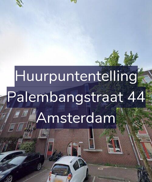 Foto gevel Huurpuntentelling voor Palembangstraat 44, Amsterdam