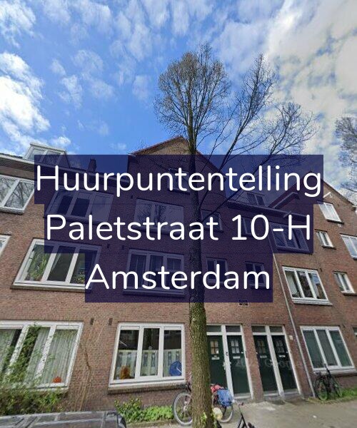 Foto gevel Huurpuntentelling voor Paletstraat 10-H, Amsterdam