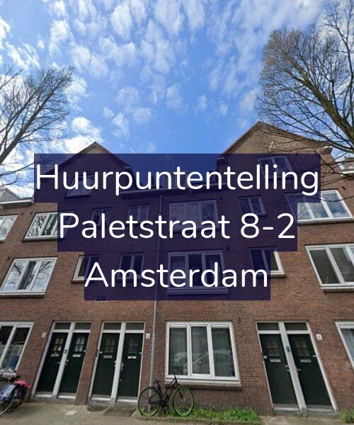 Foto gevel Huurpuntentelling voor Paletstraat 8-2, Amsterdam