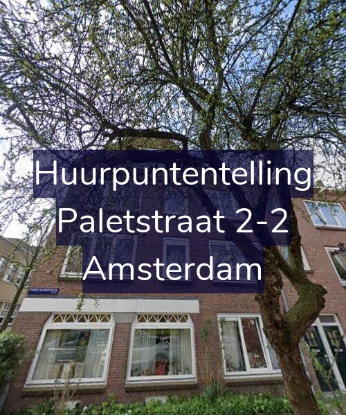 Foto gevel Huurpuntentelling voor Paletstraat 2-2, Amsterdam