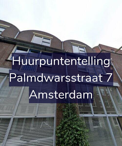 Foto gevel Huurpuntentelling voor Palmdwarsstraat 7, Amsterdam