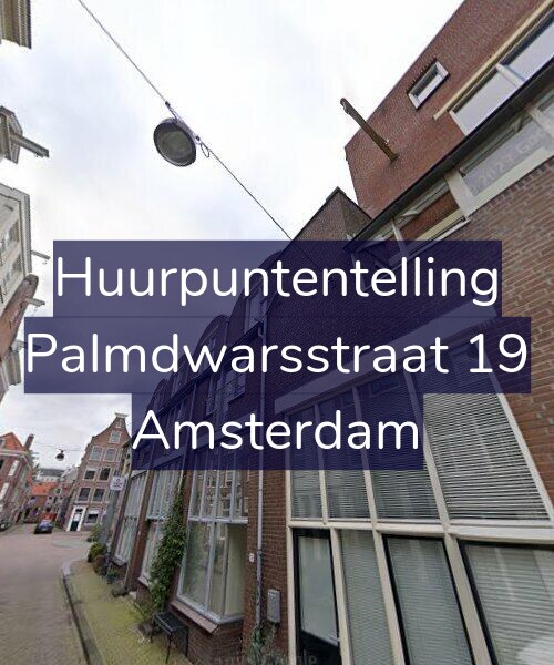 Foto gevel Huurpuntentelling voor Palmdwarsstraat 19, Amsterdam
