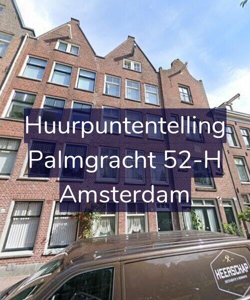 Foto gevel Huurpuntentelling voor Palmgracht 52-H, Amsterdam