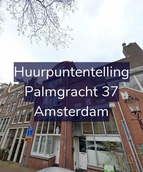 Foto gevel Huurpuntentelling voor Palmgracht 37, Amsterdam