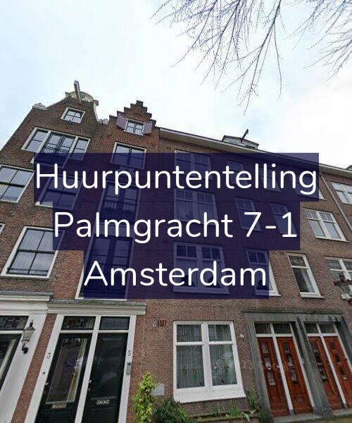 Foto gevel Huurpuntentelling voor Palmgracht 7-1, Amsterdam