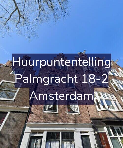 Foto gevel Huurpuntentelling voor Palmgracht 18-2, Amsterdam