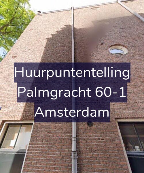 Foto gevel Huurpuntentelling voor Palmgracht 60-1, Amsterdam