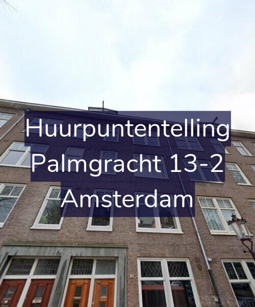 Foto gevel Huurpuntentelling voor Palmgracht 13-2, Amsterdam
