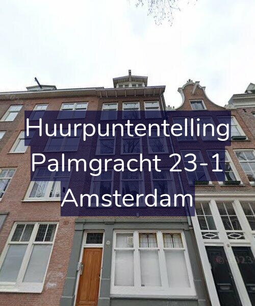Foto gevel Huurpuntentelling voor Palmgracht 23-1, Amsterdam