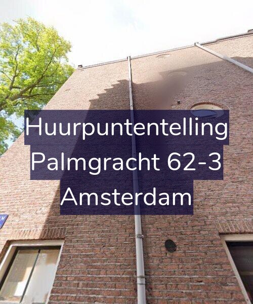 Foto gevel Huurpuntentelling voor Palmgracht 62-3, Amsterdam