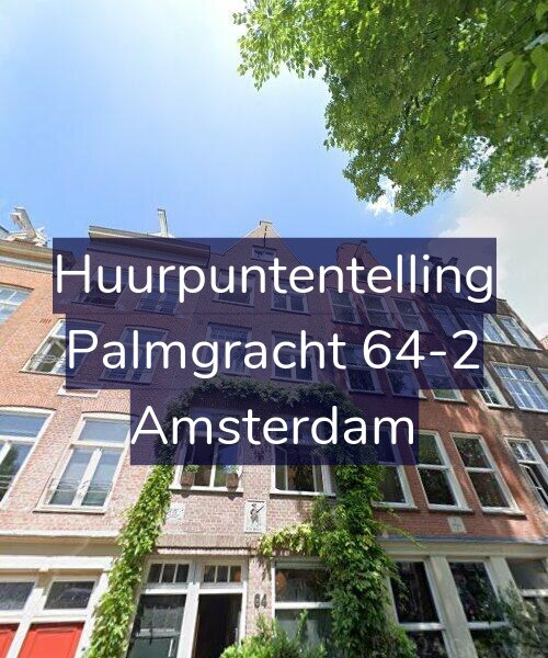 Foto gevel Huurpuntentelling voor Palmgracht 64-2, Amsterdam