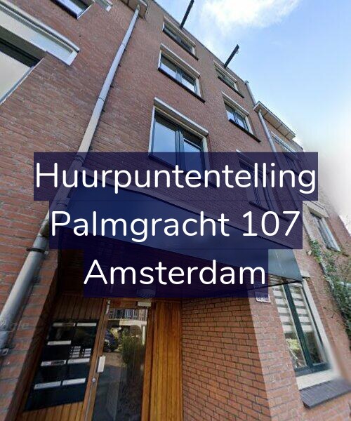 Foto gevel Huurpuntentelling voor Palmgracht 107, Amsterdam