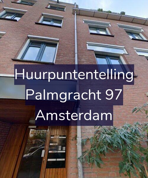 Foto gevel Huurpuntentelling voor Palmgracht 97, Amsterdam