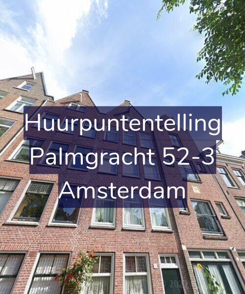 Foto gevel Huurpuntentelling voor Palmgracht 52-3, Amsterdam