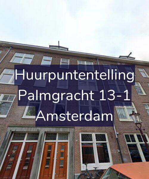 Foto gevel Huurpuntentelling voor Palmgracht 13-1, Amsterdam