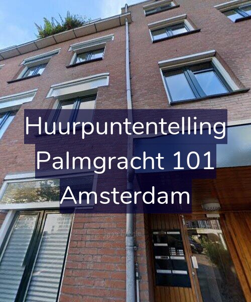 Foto gevel Huurpuntentelling voor Palmgracht 101, Amsterdam