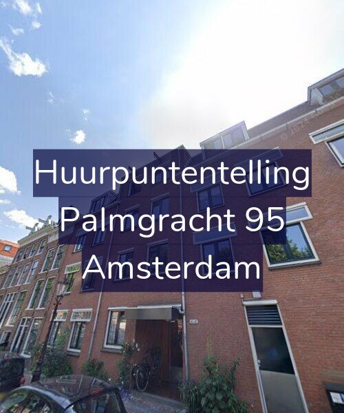 Foto gevel Huurpuntentelling voor Palmgracht 95, Amsterdam